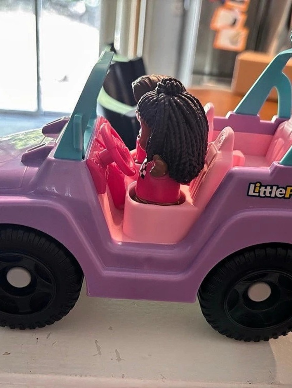 Little People Pink & Purple Toy Vehicle with Figures - Picture 4 of 4